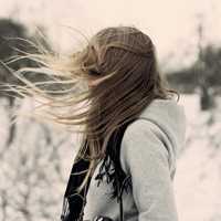 冬季女生唯美头像图片