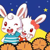 微信可爱卡通兔子头像 可爱兔子蹦蹦跳