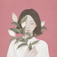 小清新动漫女生头像 素雅简约小清新动漫女生