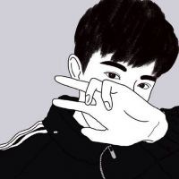 一男一女可爱的一对卡通情侣头像图片