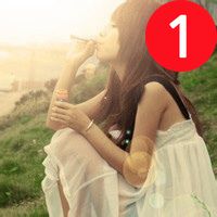 好看的强迫症微信头像带1的图片