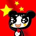 红旗飘扬的爱国动态卡通头像图片