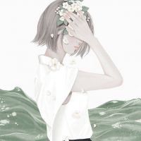 小清新动漫女生头像 素雅简约小清新动漫女生