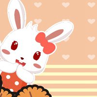 微信可爱卡通兔子头像 可爱兔子蹦蹦跳