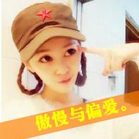 女生戴帽带字头像 拾回温暖的小妞