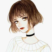 好看高清现代手绘微信女头像图片_0