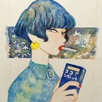 好看高清现代手绘微信女头像图片_0