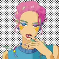 好看高清现代手绘微信女头像图片_0