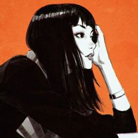 好看高清现代手绘微信女头像图片_0