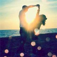 唯美海边情侣头像两人一张