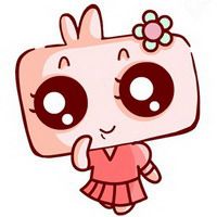 微信可爱卡通兔子头像 可爱兔子蹦蹦跳