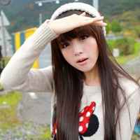 微信美女头像 你的美刺中我的胸口