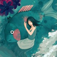 跟鱼有关的动漫头像 鱼的梦想