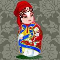 微信头像京剧卡通头像_好看的Q版京剧头像图片