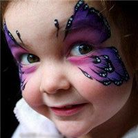 微信头像小孩脸部创意彩绘