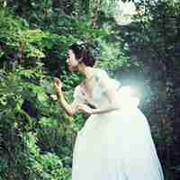 好看的森系唯美女生头像图片