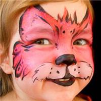 微信头像小孩脸部创意彩绘