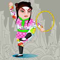 微信头像京剧卡通头像_好看的Q版京剧头像图片