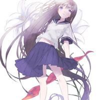 唯美二次元头像女 愿无岁月可回头