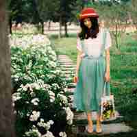 好看的森系唯美女生头像图片