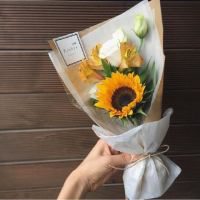 好看的阳光下向日葵微信头像图片