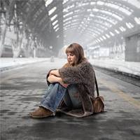 伤感离别站台头像图片