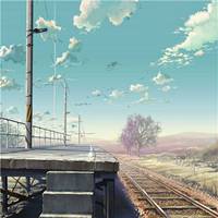 伤感离别站台头像图片