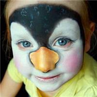 微信头像小孩脸部创意彩绘