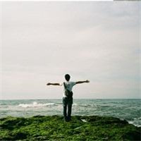 唯美伤感的意境背影男生头像