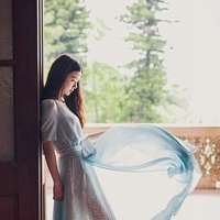 清新自然超凡脱俗森林系女孩