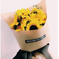 好看的阳光下向日葵微信头像图片