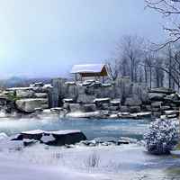 微信头像雪景图片大全