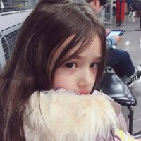 可爱混血儿头像女生 混血小萝莉