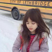 可爱混血儿头像女生 混血小萝莉