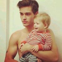 父子头像欧美 亲密欧美父子图片头像