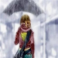 伤感的雨中打伞背影头像图片