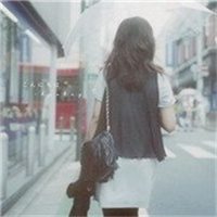 伤感的雨中打伞背影头像图片