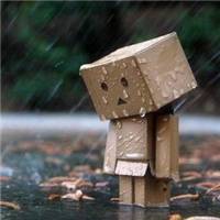 伤感的雨中打伞背影头像图片