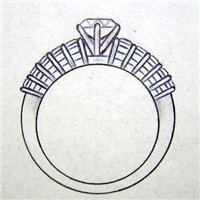 手绘戒指头像图片大全