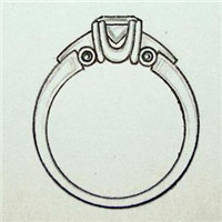 手绘戒指头像图片大全