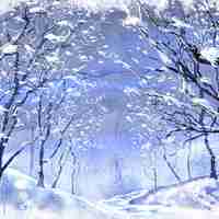 微信头像雪景图片大全