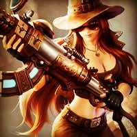 英雄联盟皮城女警头像图片