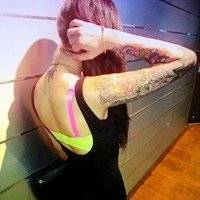好看的女生后背纹身头像图片