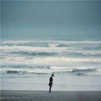 好看有意境的微信远景男生背影头像