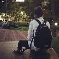 微信头像男生背影