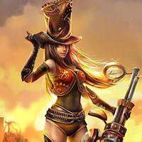 lol女警微信头像图片大全 lol皮城女警凯特琳