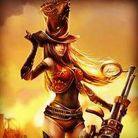 英雄联盟皮城女警头像图片