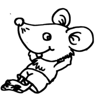 老鼠简笔画头像 可爱老鼠简笔画来一波