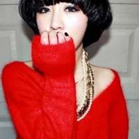 唯美短发女生头像_短发的女孩