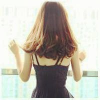 背影头像女生长头发 妳的背影我的心